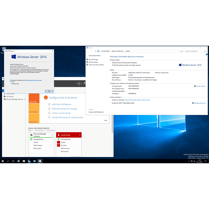 Microsoft Windows Server 2016 Standard License - Retail