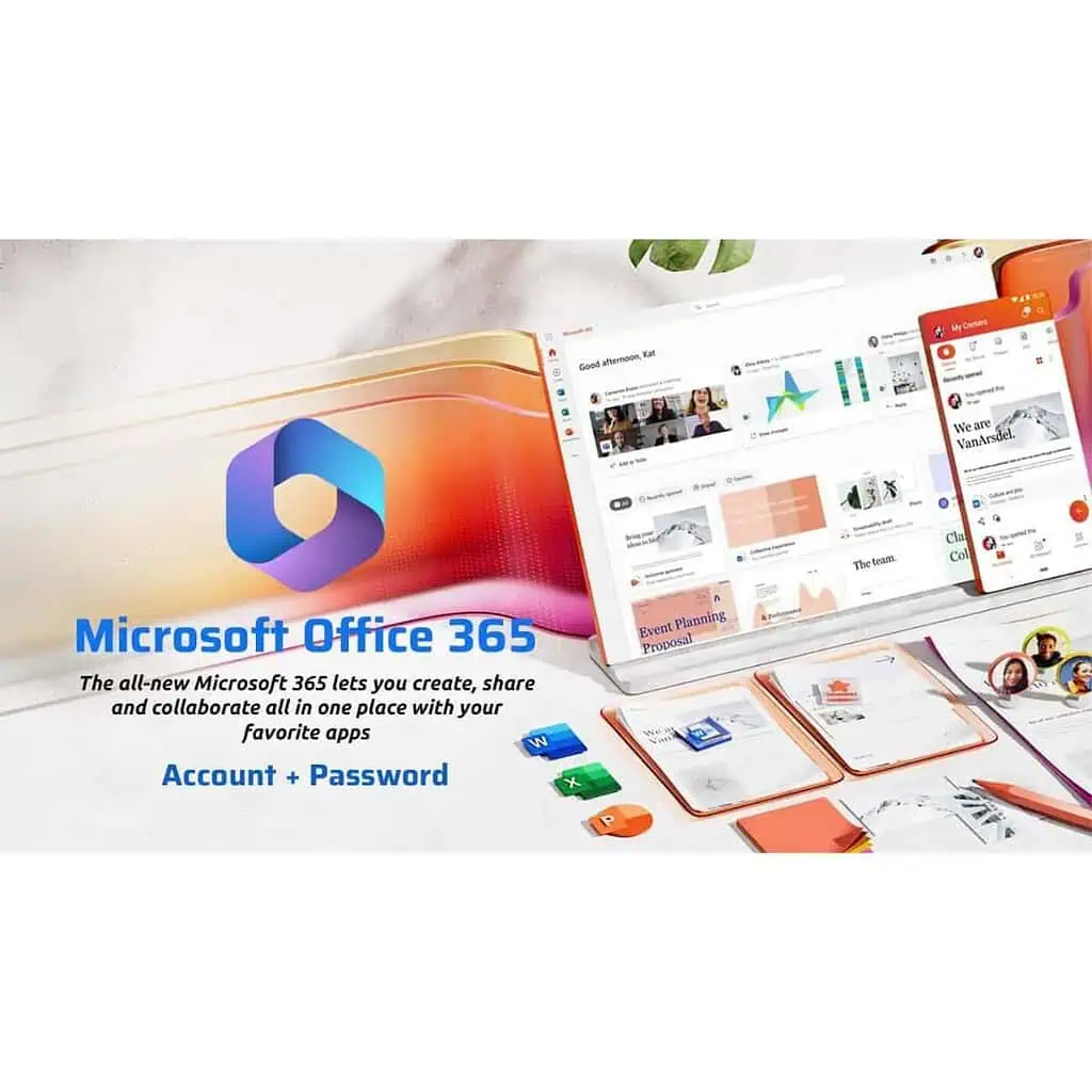 Microsoft Office 365 Pro Plus 1 Year Subscription account 100gb cloud storage