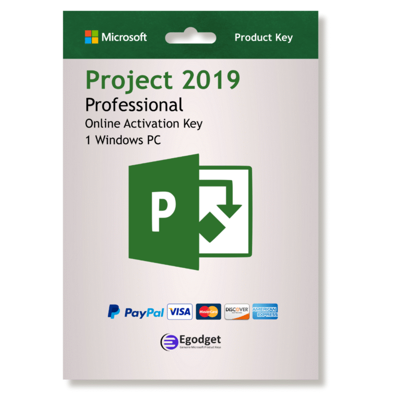 Microsoft Project 2019 Professional Product Key Lifetime Activation
