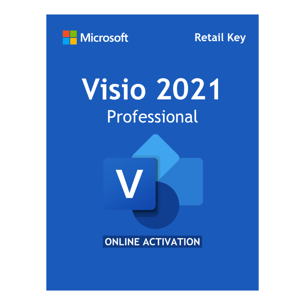 Microsoft Visio 2021 Professional Product Key 1PC Retail Online Activation