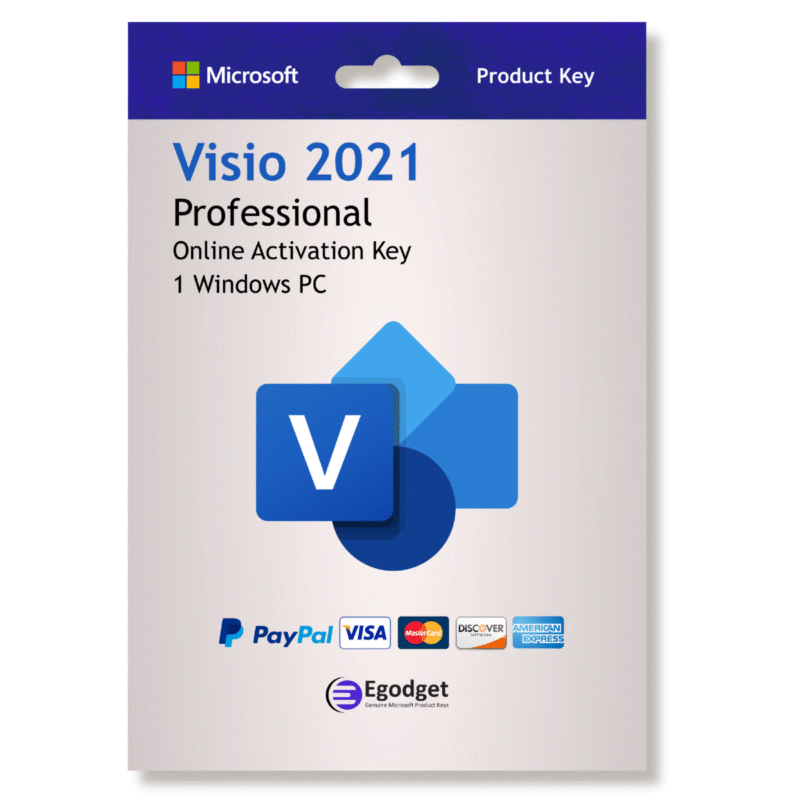 Microsoft Visio 2021 Professional Product Key for 1 PC License
