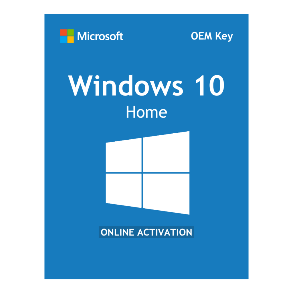 Microsoft Windows 10 Home Product Key for 1PC OEM Lifetime License Key