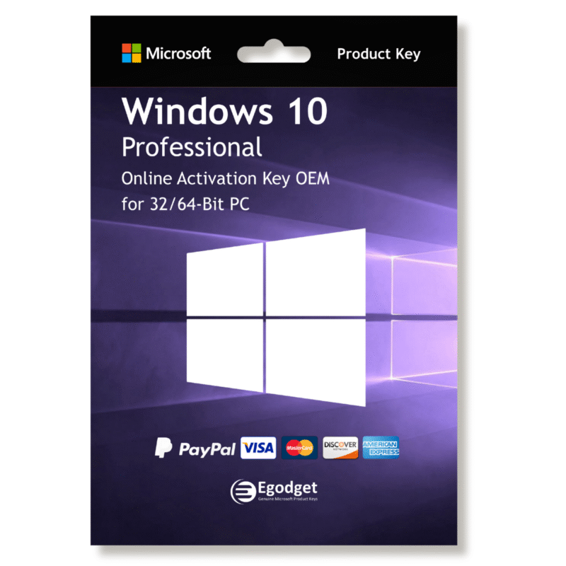 Microsoft Windows 10 Professional Product Key 3264-bit OEM