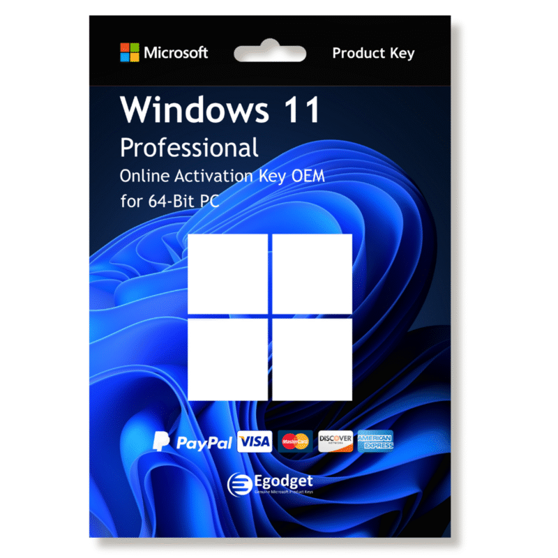 Microsoft Windows 11 Pro Product Key OEM Lifetime Activation 1 PC