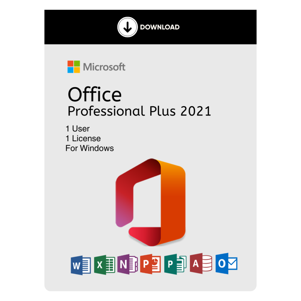 Office 2021 Professional Plus Lifetime License Key - Retail All Languages Key 1PC