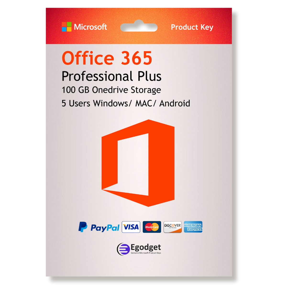 Office 365 Pro Plus 1 Year Subscription Account 100GB Cloud Storage