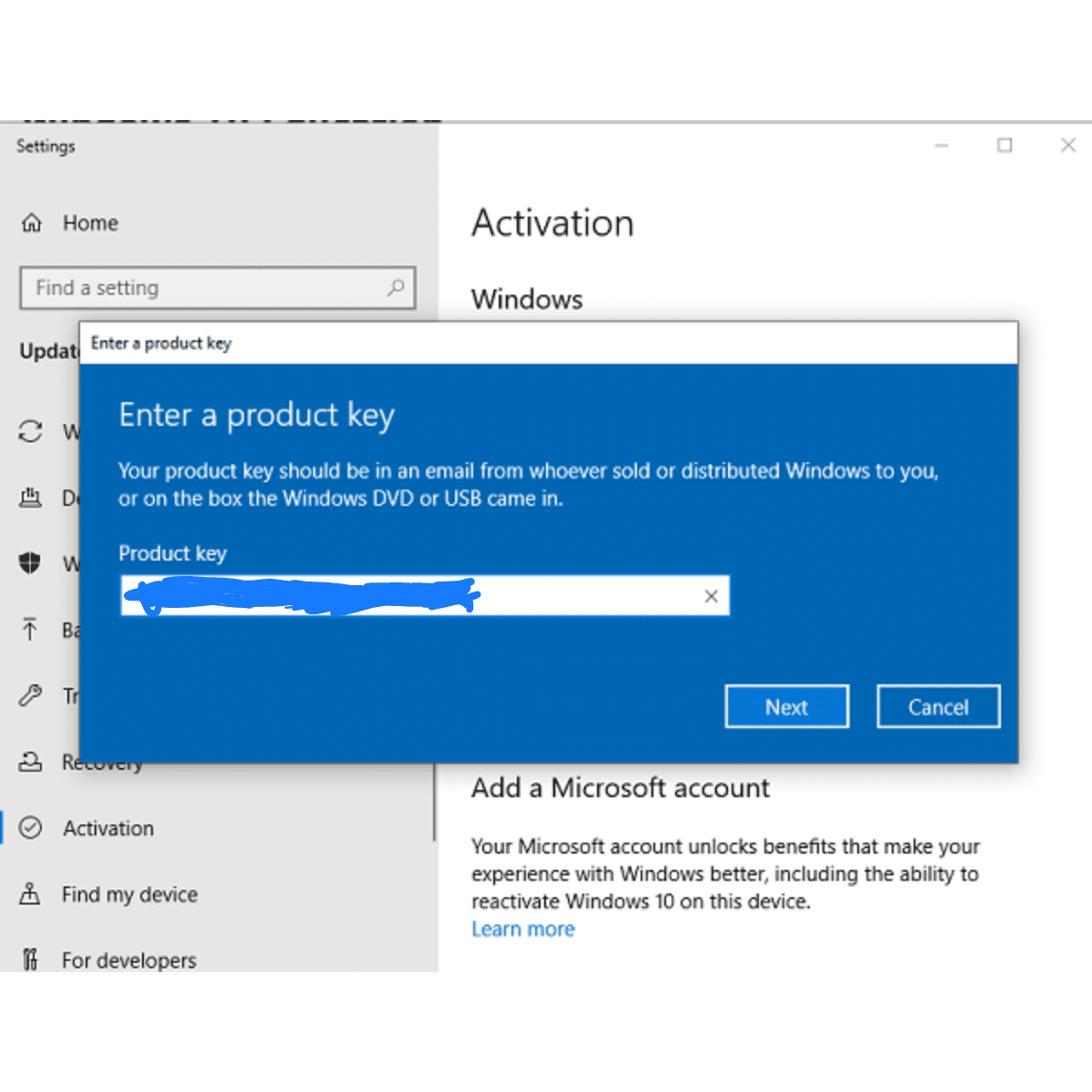 Microsoft Windows 10 Home OEM Key Global Online Activation