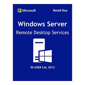 Microsoft Windows Server 2012 RDS 50 User CALs License