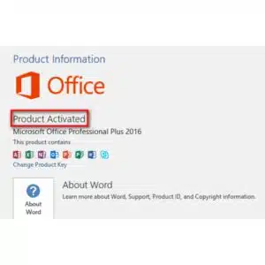 Microsoft Office 2016 Professional Plus Product Key - Lifetime