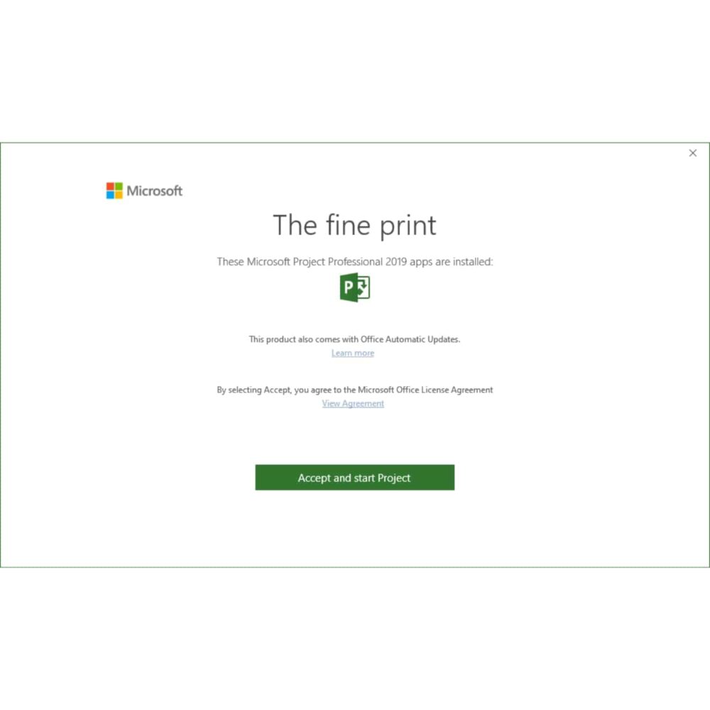 Microsoft Project 2019 Professional Activation Key - Bind