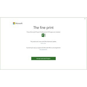 Microsoft Project 2019 Professional Activation Key - Bind
