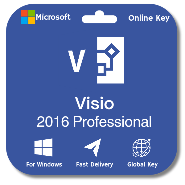 Microsoft Visio 2016 Professional Lifetime License Key