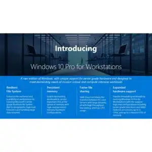 Microsoft Windows 10 Pro for Workstation License Key - 64-bit