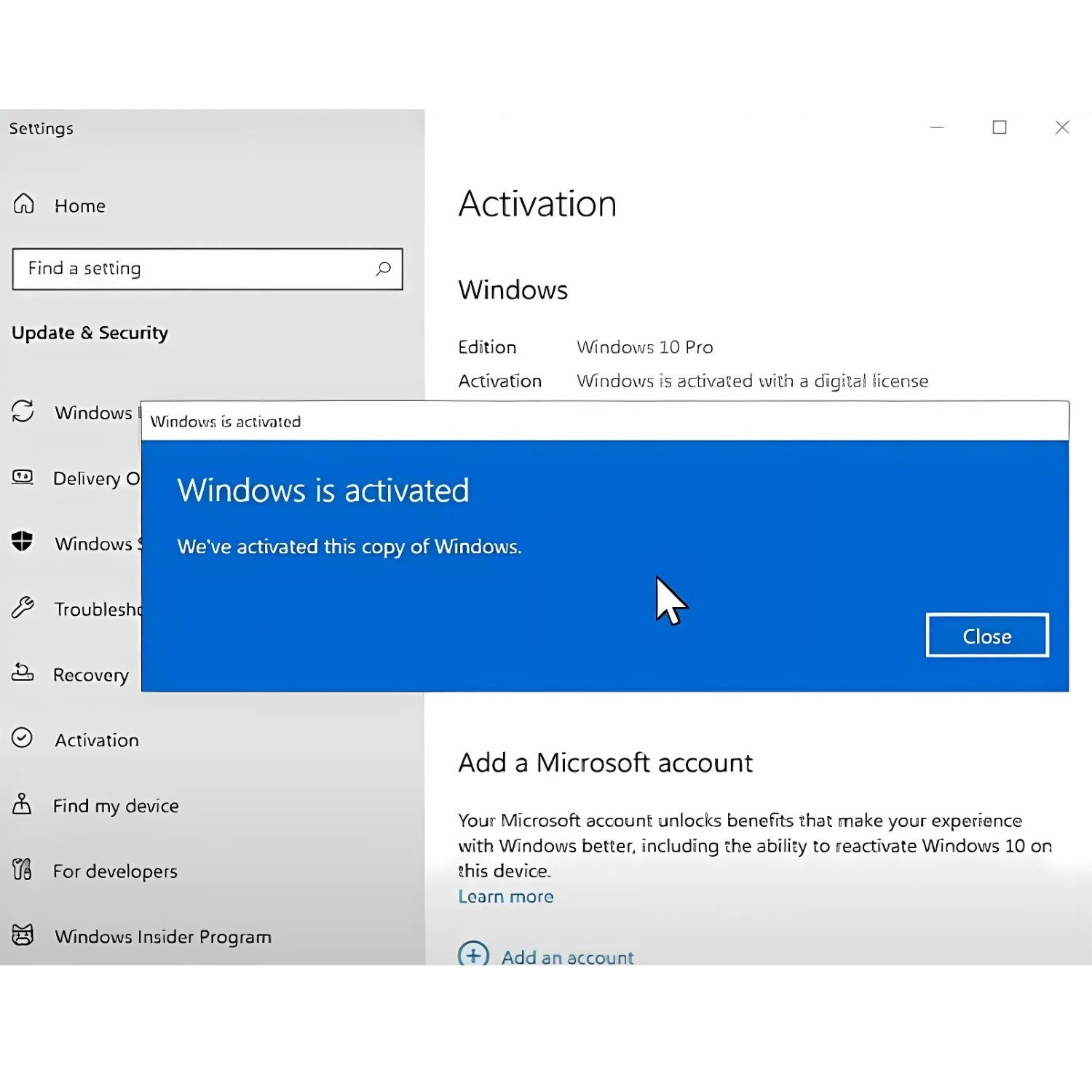 Microsoft Windows 10 Pro Product Key – 1 PC (32/64-bit) 5 Microsoft Windows 10 Pro product key – genuine OEM digital license for 1 PC (32/64-bit) from Egodget