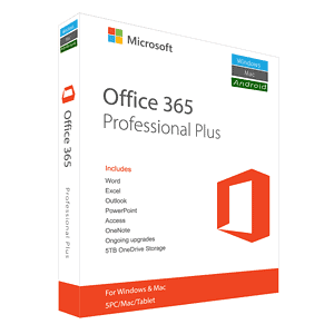 Microsoft Office 365 Pro Plus 1 Year Subscription Account 5 Devices