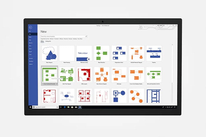 Microsoft Visio Professional 2016 for 32 and 64 bit License