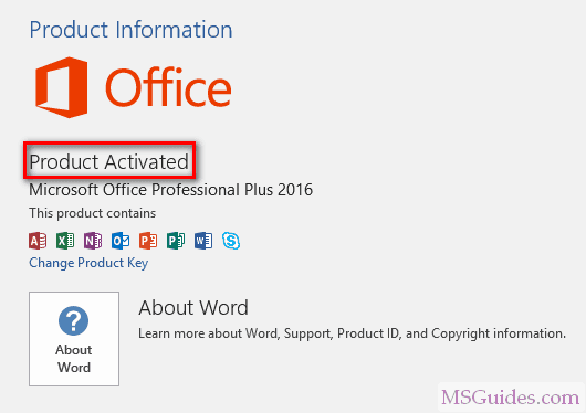 Microsoft Office 2016 Professional Plus Genuine Product Key