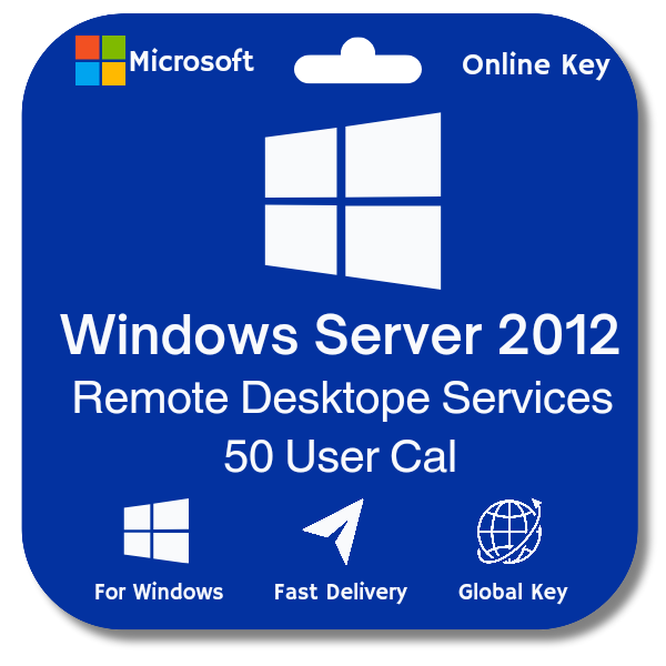 Windows Server 2012 Remote Desktop Services User Connections 50 Cal License