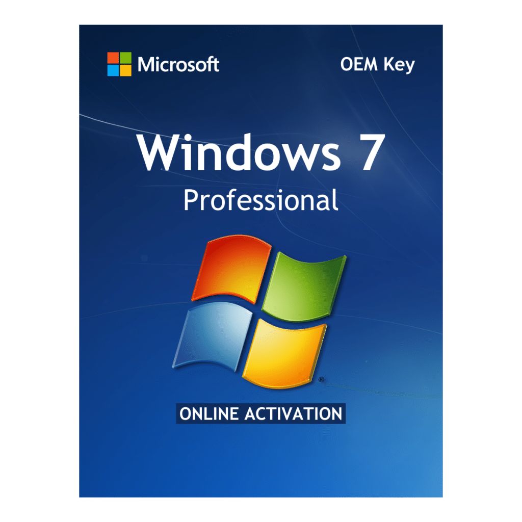 Microsoft Windows 7 Professional Product Key OEM Lifetime License for 3264 Bit