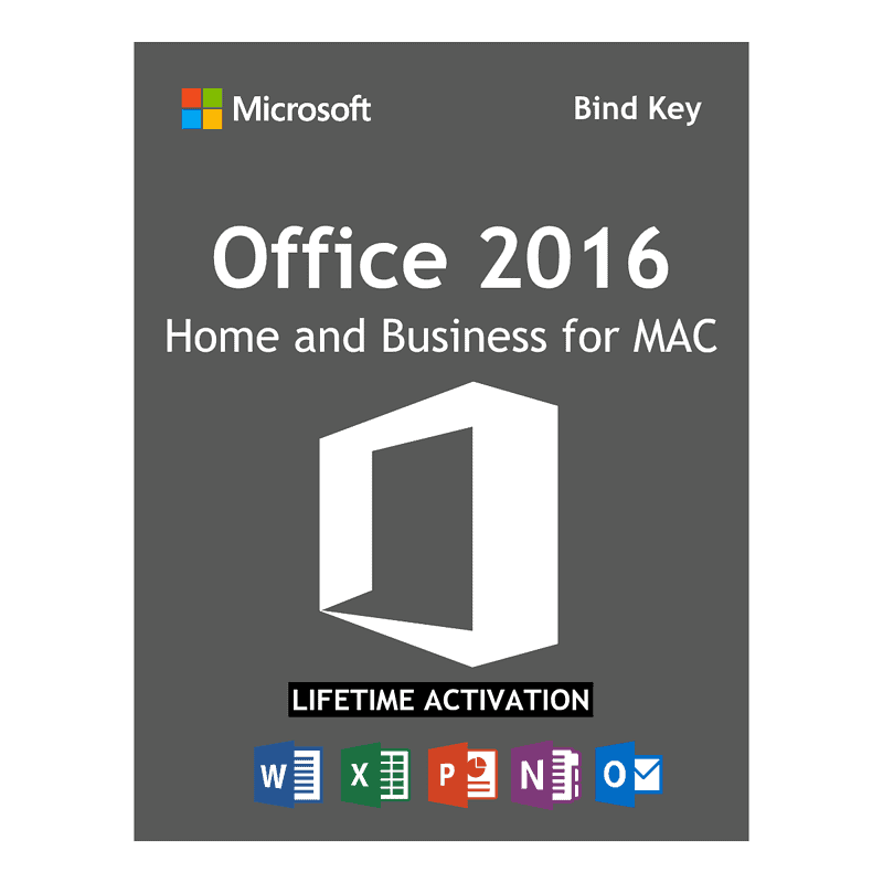 Microsoft Office 2016 Home and Business for Mac License Key