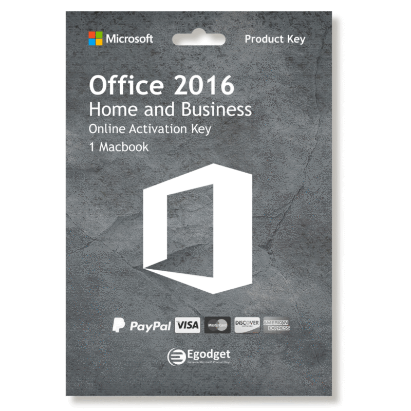 Microsoft Office 2016 Home and Business for Mac License Key Bind