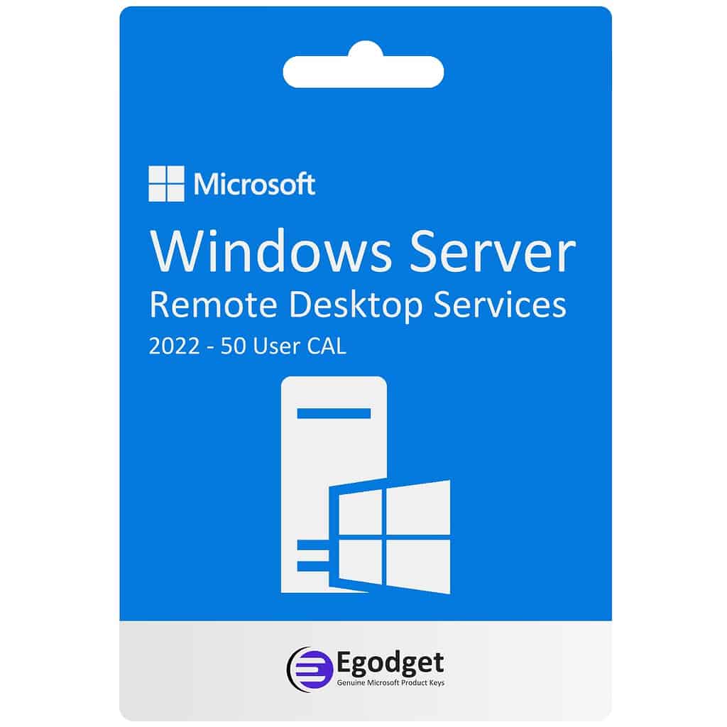Microsoft Windows Server 2022 RDS 50 User CALs License