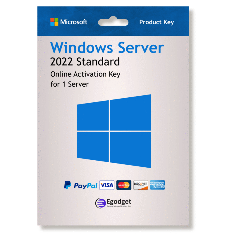 Microsoft Windows Server 2022 Standard Lifetime License Key 1 PC