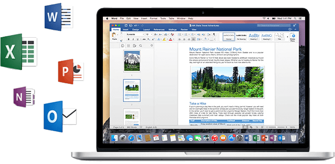 Microsoft Office 2016 Home and Business for MAC key