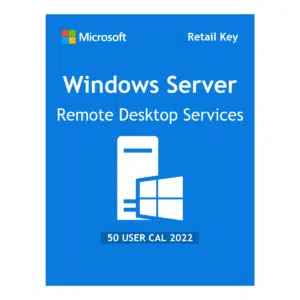 Microsoft Windows Server 2022 RDS 50 User CALs License