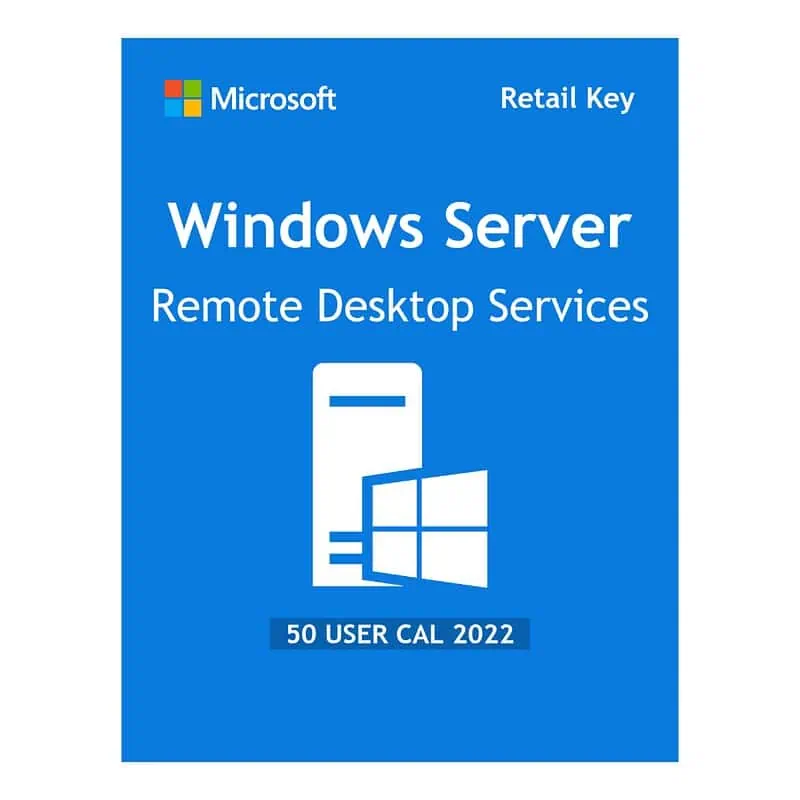 Microsoft Windows Server 2022 RDS 50 User CALs License