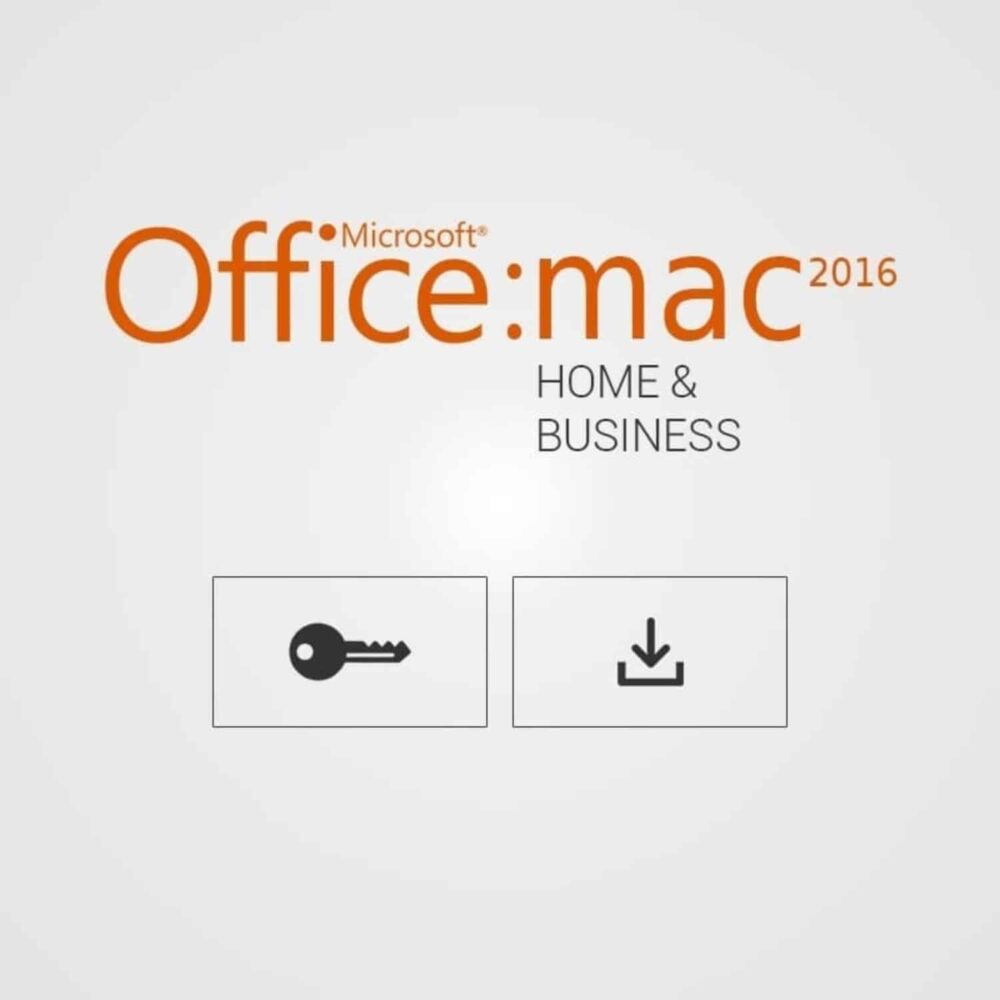 Microsoft Office 2016 Home and Business License for Mac