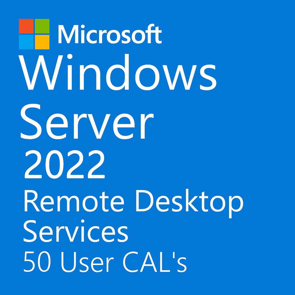 Microsoft Windows Server 2022 RDS 50 User CALs