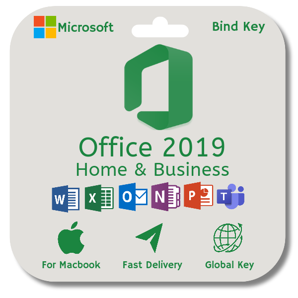 Microsoft Office Home & Business 2019 for Apple MAC Lifetime Key