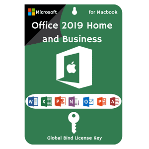 Office 2019 Home and Business for MAC Lifetime Digital Key