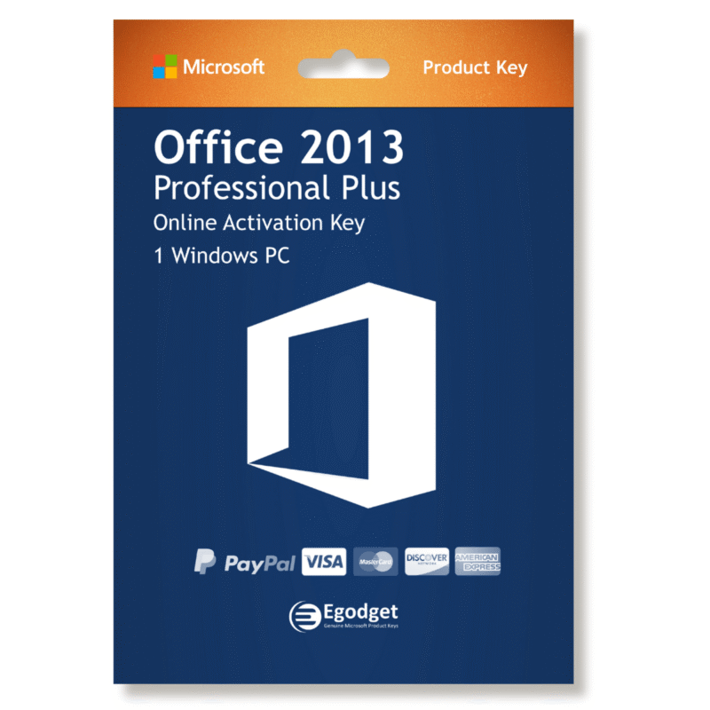 Microsoft Office 2013 Professional Plus Product Key For 1 PC Lifetime