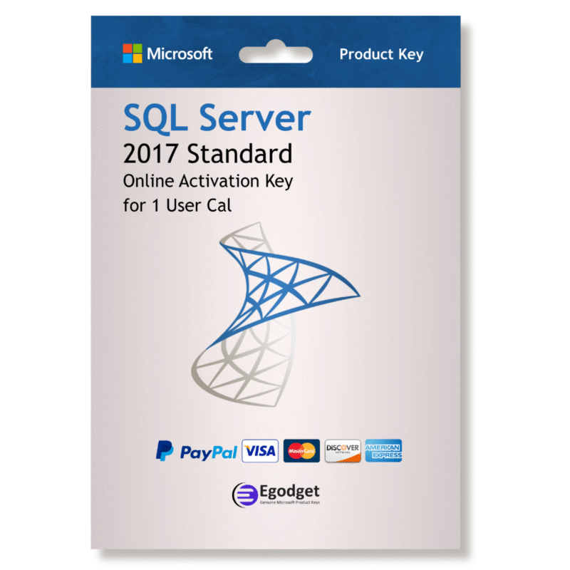 Microsoft SQL Server 2017 Standard Edition 1 CAL License