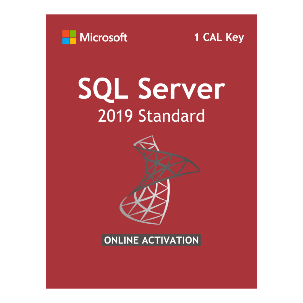 Microsoft SQL Server 2019 Standard Edition Lifetime License Key for 1 CAL