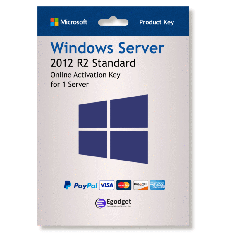 Microsoft Windows Server 2012 R2 Standard Product Key for 1 PC