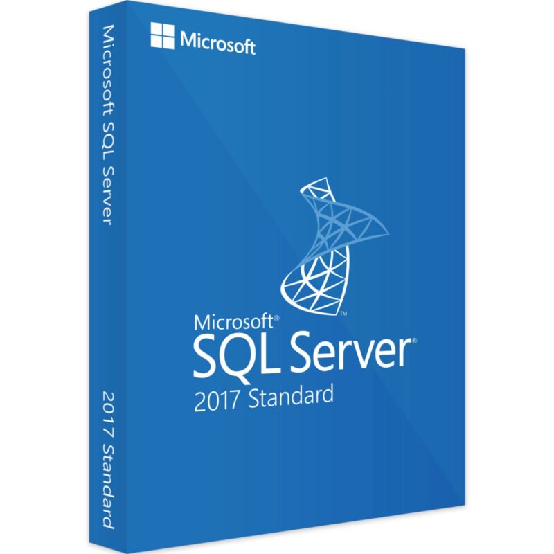 Microsoft SQL Server 2017 Standard license with 1 CAL – genuine lifetime database server license for Windows and Linux from Egodget