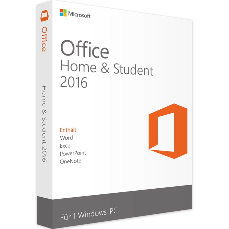 Microsoft Office 2016 Home and Student product key – genuine lifetime license for 1 Windows PC with Word, Excel and PowerPoint from Egodget