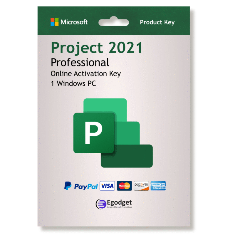 Microsoft Project 2021 Professional Product Key - Lifetime License Key