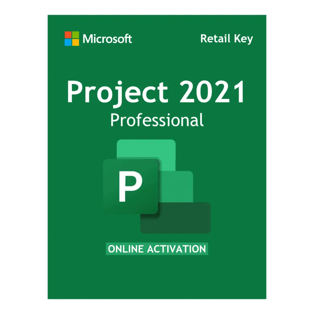 Microsoft Project 2021 Professional Product Key - Lifetime License Key (Retail)