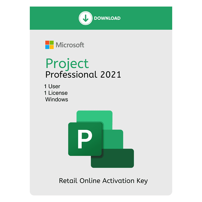 Microsoft Project Professional 2021 Activation Key for 1PC Lifetime License - Retail