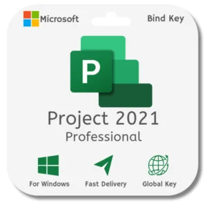 microsoft project 2021 professional product key retail