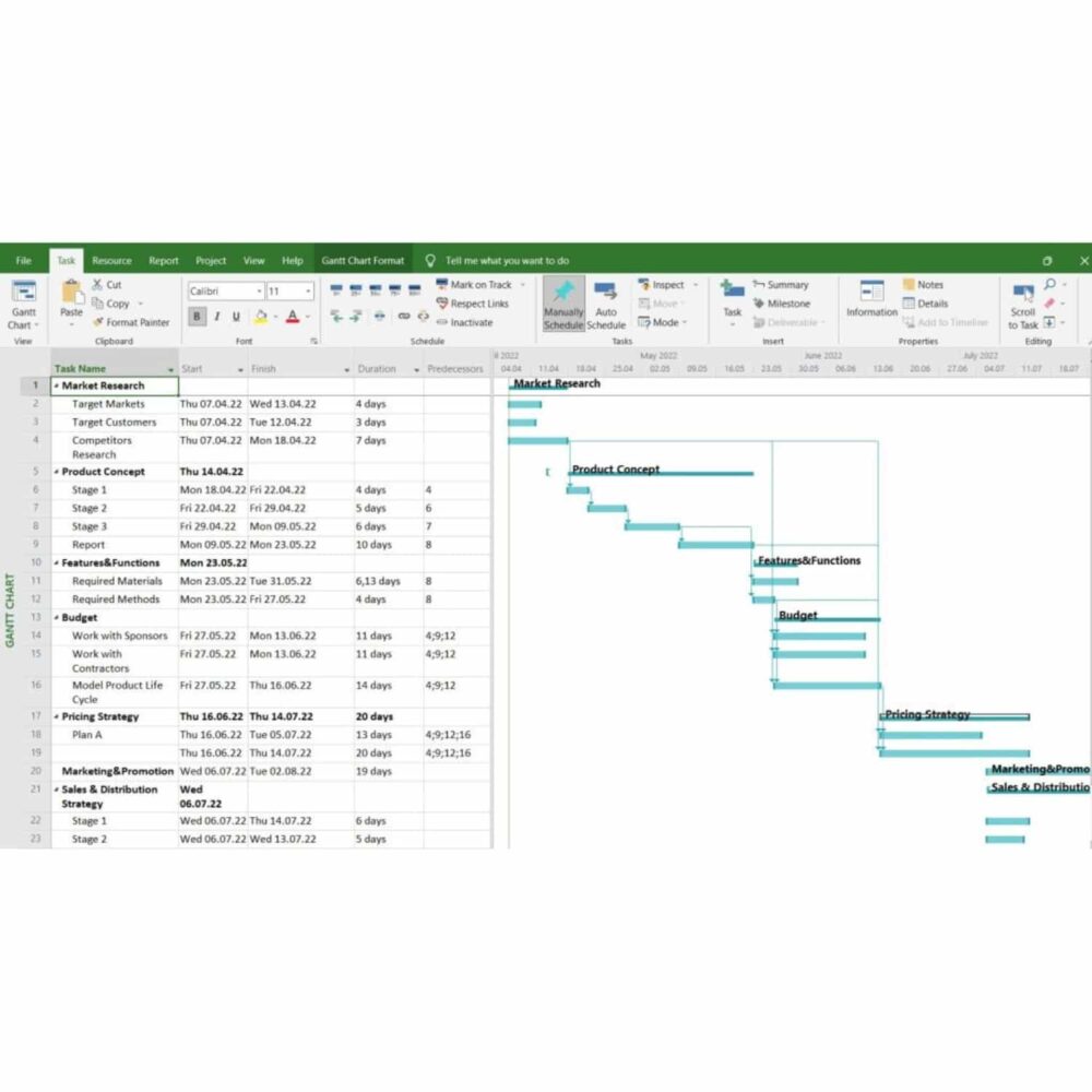 Microsoft Project Professional 2021 Activation Key for 1PC