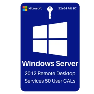 Windows Server 2012 RDS 50 User CALs License