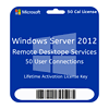 Microsoft Windows Server 2012 Remote Desktop Services 50 User CALs