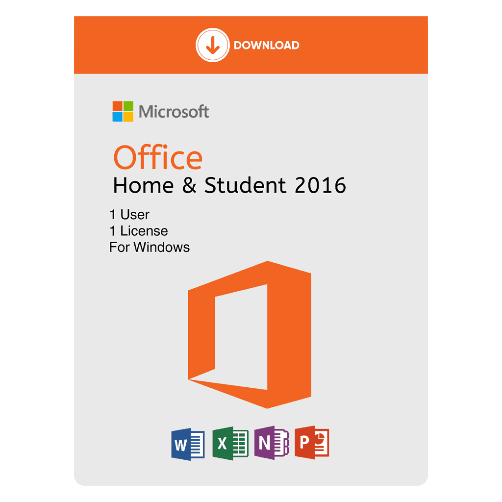 Microsoft Office Home and Student 2016 1PC License