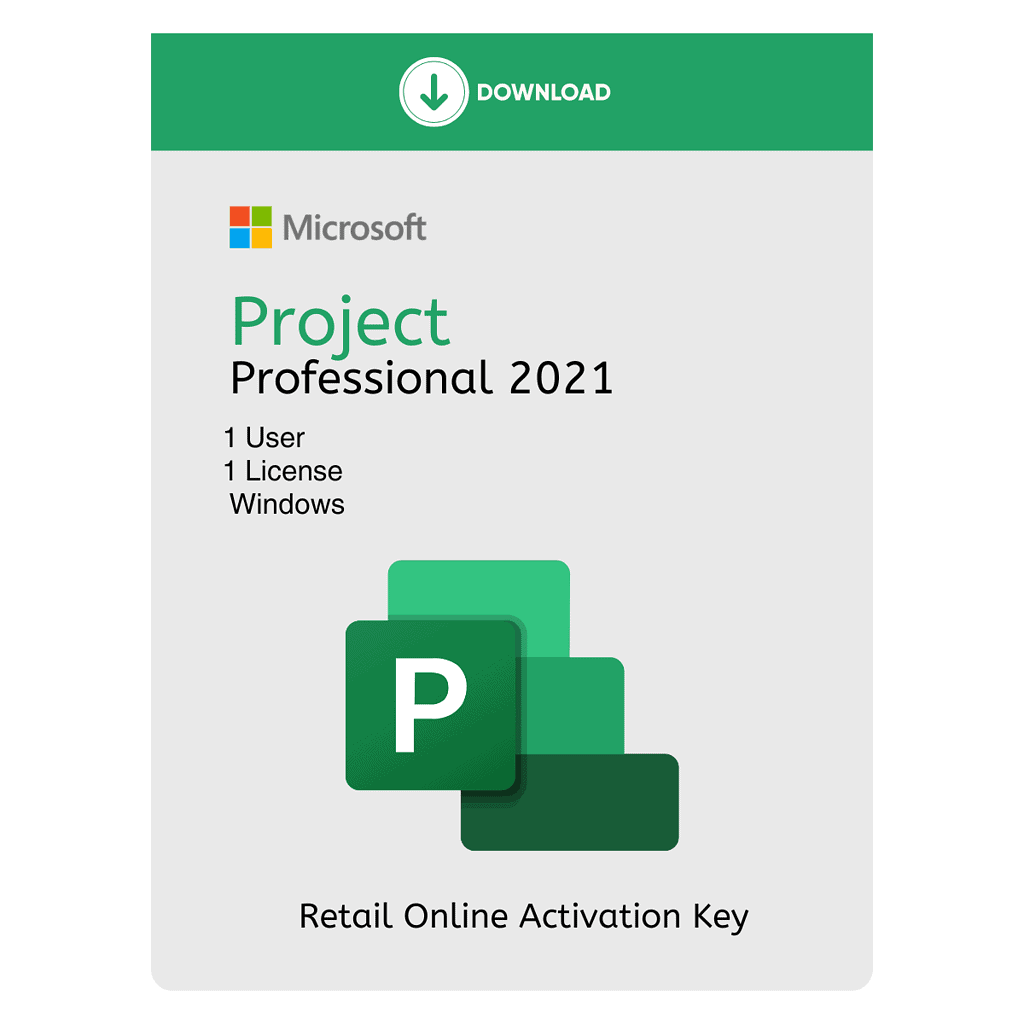 Microsoft Project Professional 2021 1PC License Key