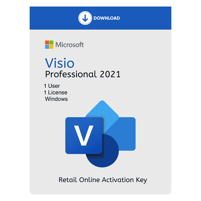 Microsoft Visio 2021 Professional 1 Retail License